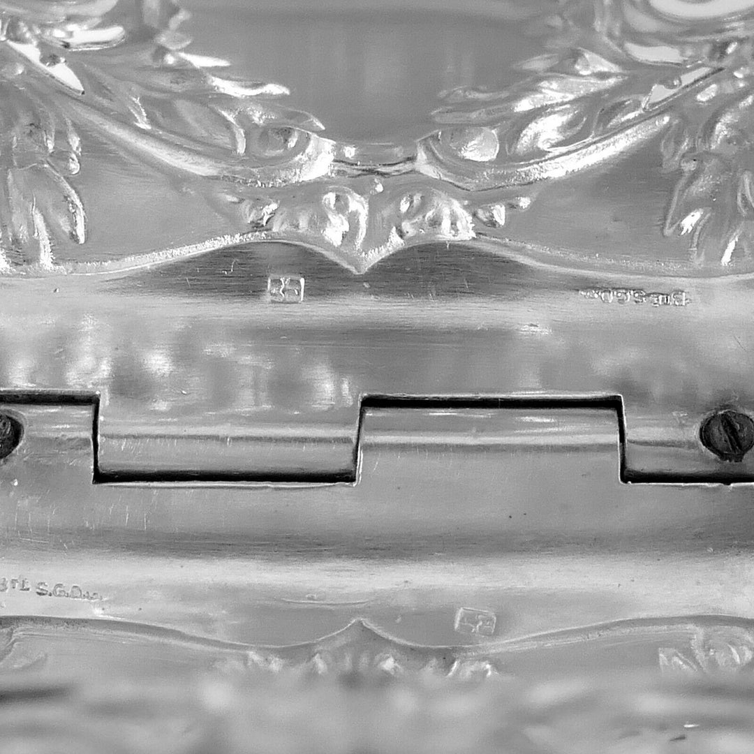 Debain French Silver Asparagus Sandwiches Grip Art Nouveau