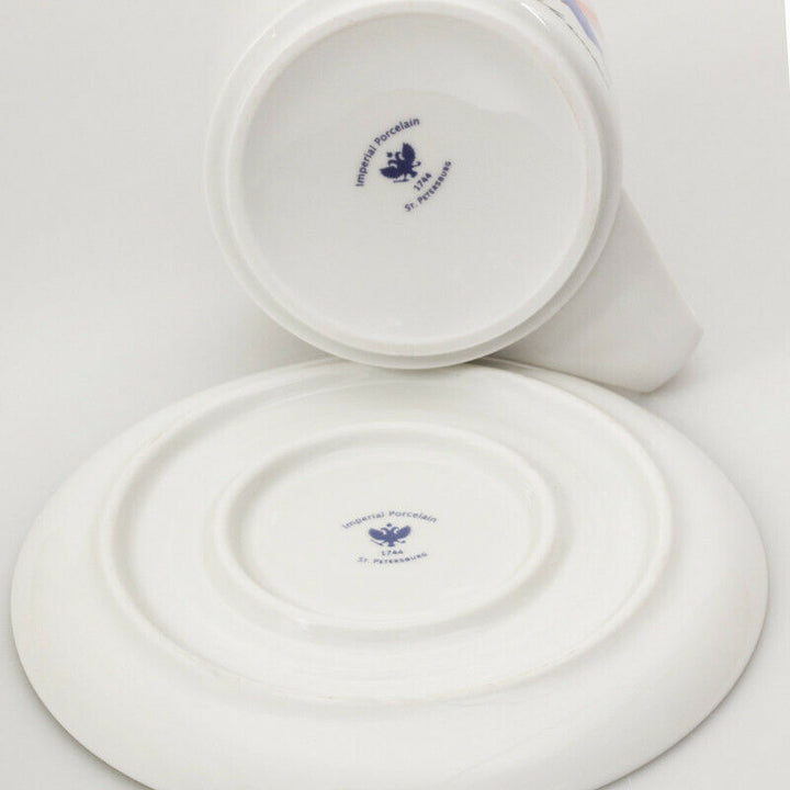 Malevich Suprematism Teacup & Saucer by Imperial Porcelain Factory,Lomono