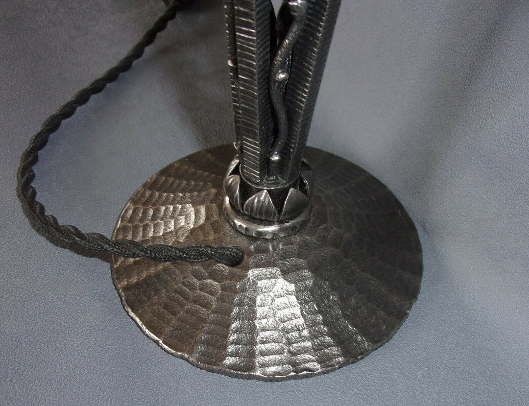 ミューラー兄弟(Muller  Frères)　アジサイの花のランプ　エティエヴァンソン『Hettier&Vincent』合作