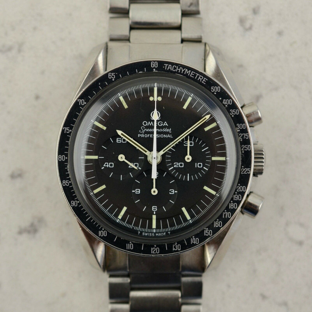Vintage C.1971 Omega Speedmaster Professional 145.022-71 steel watch ~ FULL SET