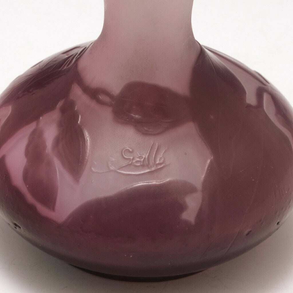 An Elegant Galle Solifleur Vase c1910