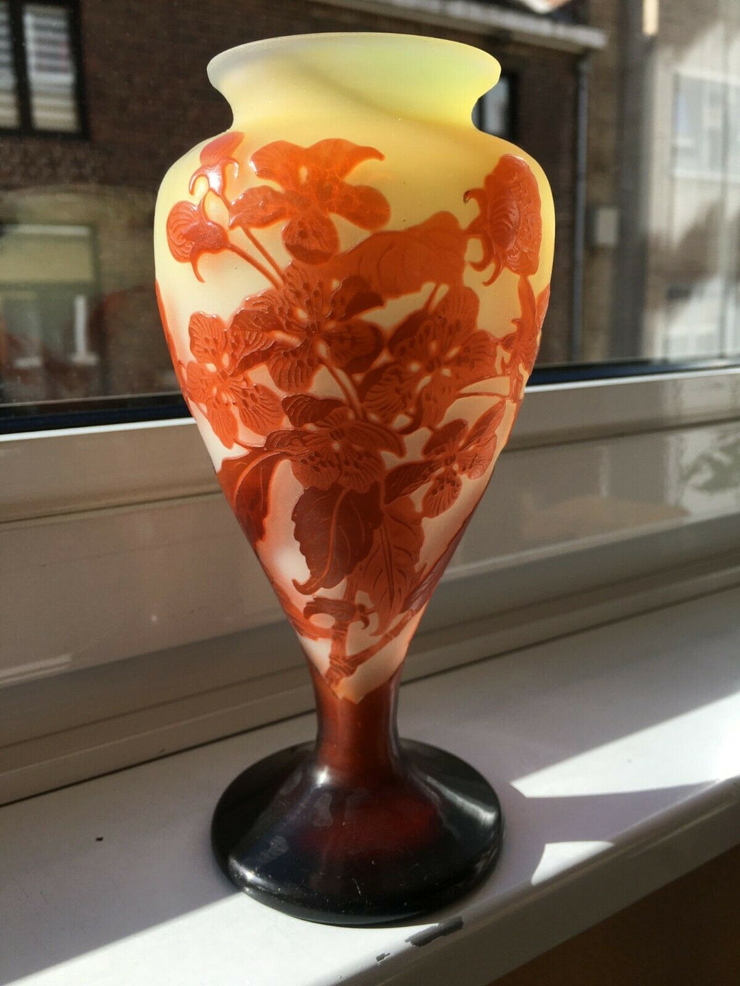 エミールガレ(GALLE)　桃の花の花瓶　1900年