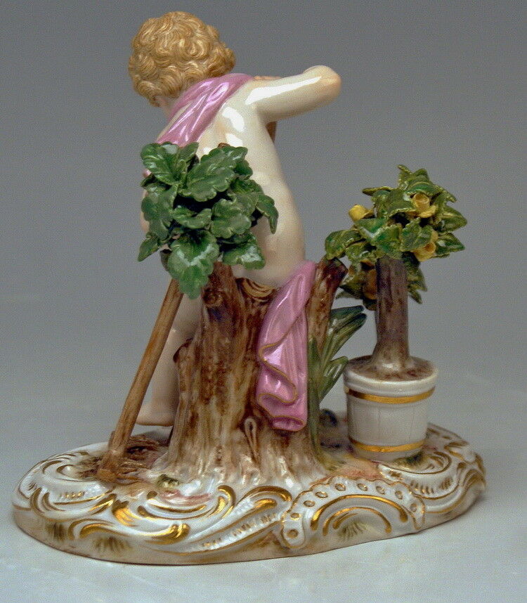 MEISSEN FIGUR VIER ELEMENTE DIE ERDE 4 ELEMENTS KÄNDLER EARTH NR: C100 UM 1870