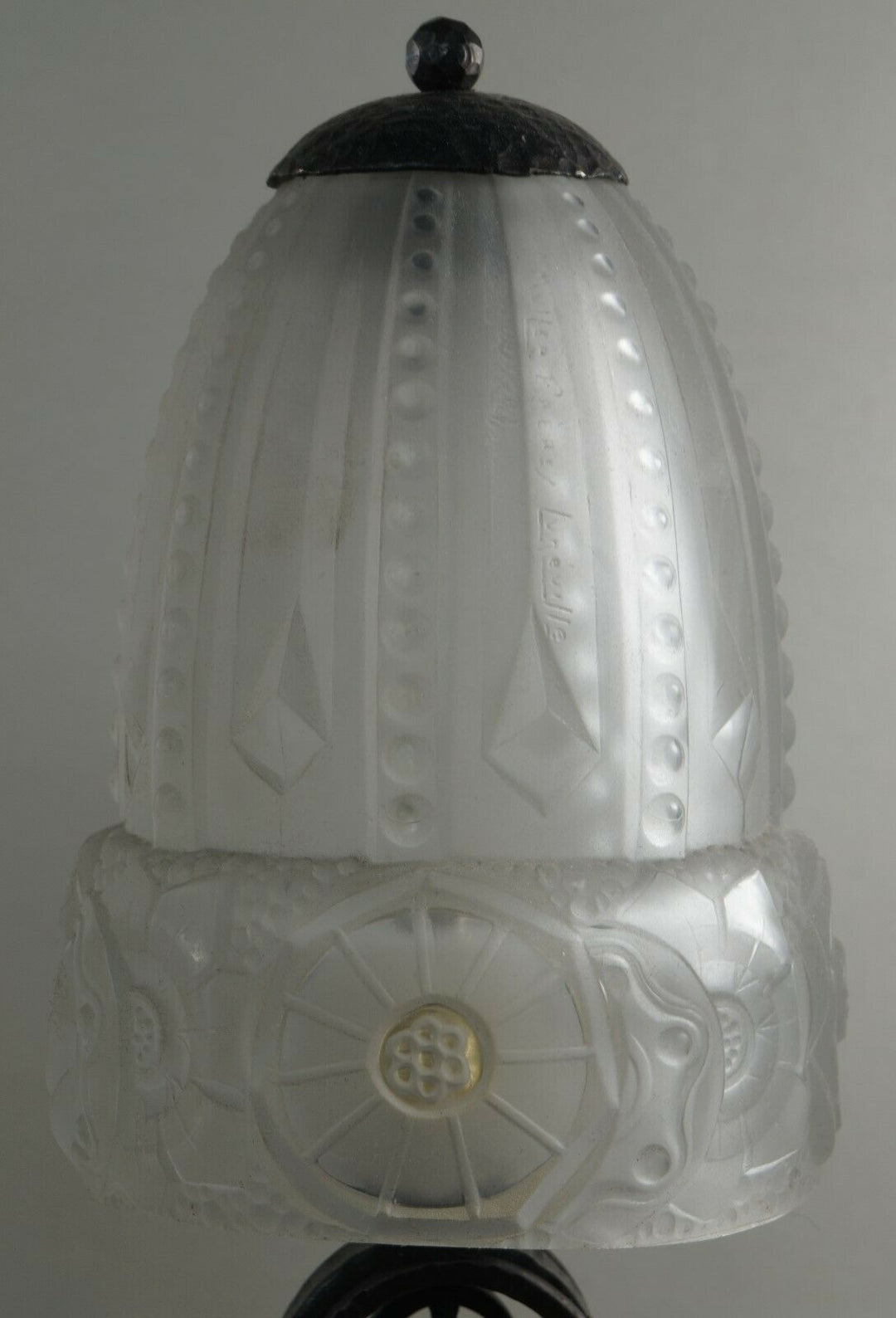 MULLER FRERES : pair FRENCH 1930 ART DECO LAMPS ..... lamp 1925 France degue era