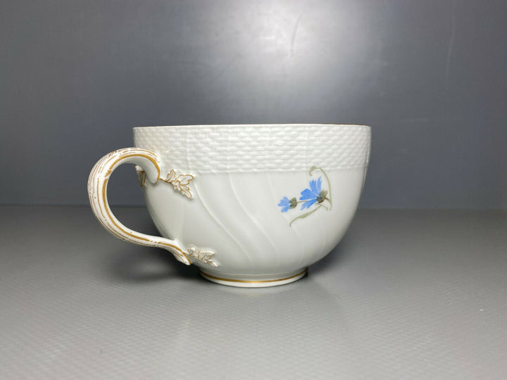 KPM BERLIN GEDECK TASSE UT NEUOSIER WEICHMALEREI BLUMEN DEKOR 50 1.WAHL 1914 Nr2