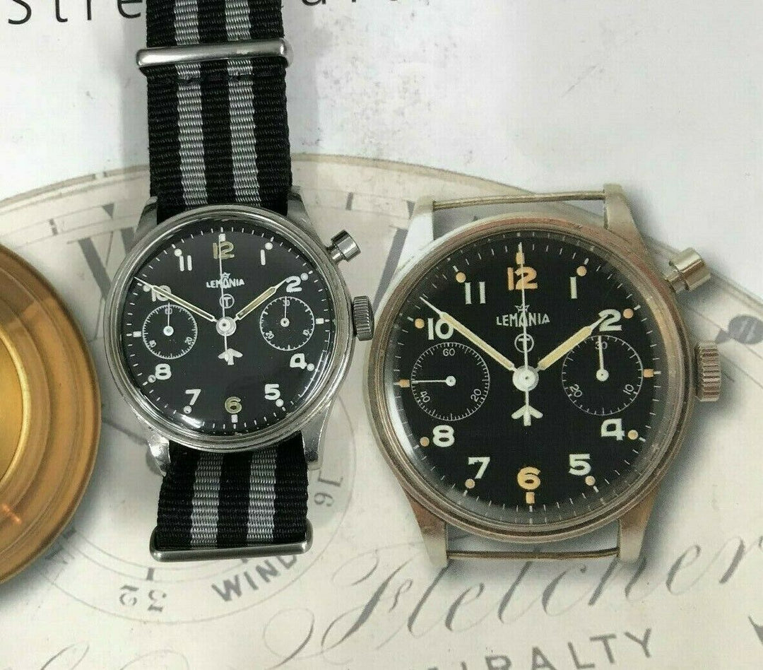 10% SALE Gents Vintage Military Lemania Watch (615 JKRR)