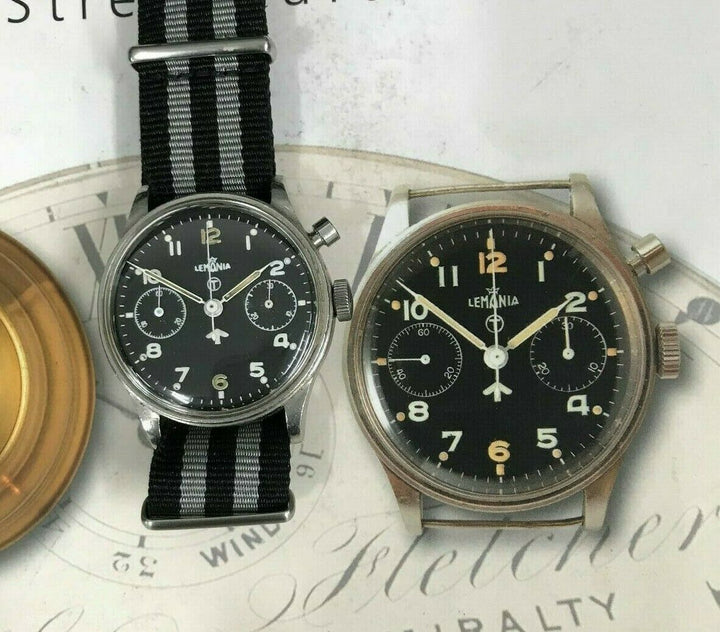 10% SALE Gents Vintage Military Lemania Watch (615 JKRR)
