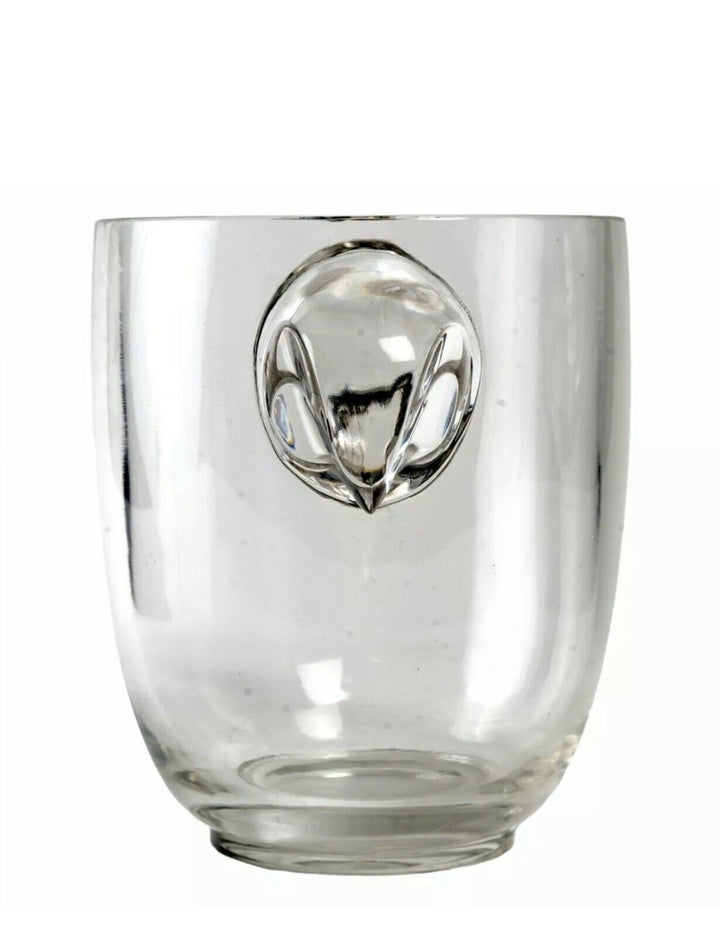 Vase Albert Verre Blanc René Lalique R.Lalique Clear Glass Faucon Falcon