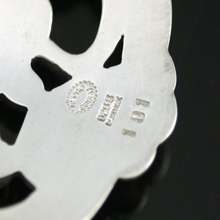 ジョージジェンセン　スターリングシルバー　ブローチ　#101　ムーンライトグレープ