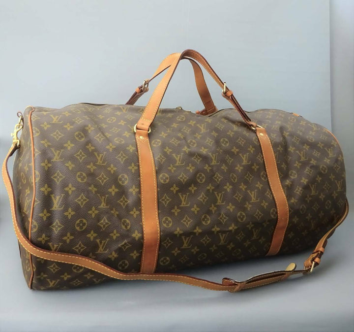 AUTH LOUIS VUITTON MONGRAM Vintage CANVAS SAC POLOCHON DUFFLE BAG