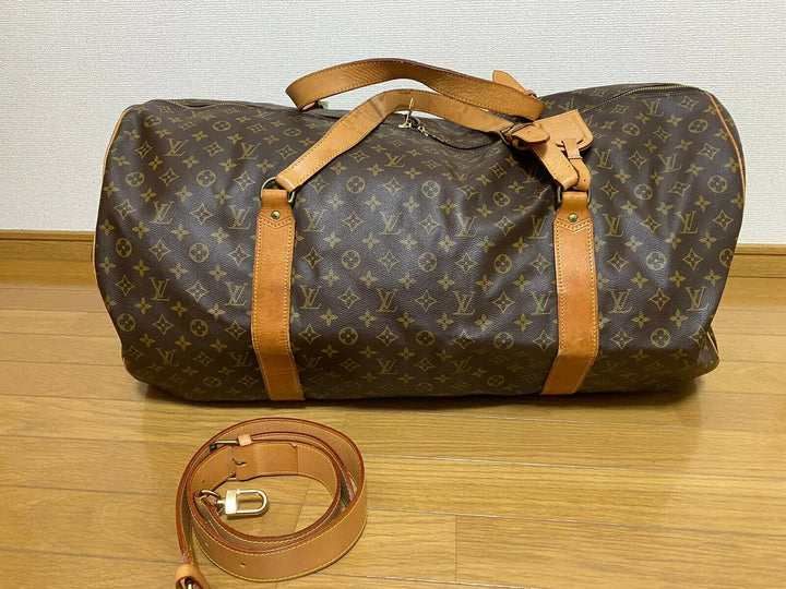AUTH LOUIS VUITTON MONGRAM Vintage CANVAS SAC POLOCHON DUFFLE BAG