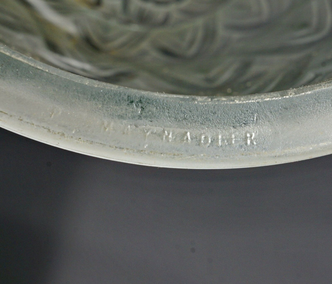 PIERRE MAYNADIER : large French 1930 art deco lamp ..... daum muller era France