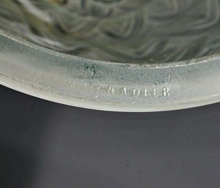 PIERRE MAYNADIER : large French 1930 art deco lamp ..... daum muller era France