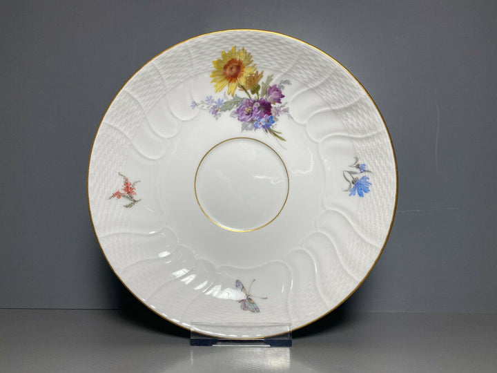 KPM BERLIN GEDECK TASSE UT NEUOSIER WEICHMALEREI BLUMEN DEKOR 50 1.WAHL 1914 Nr2