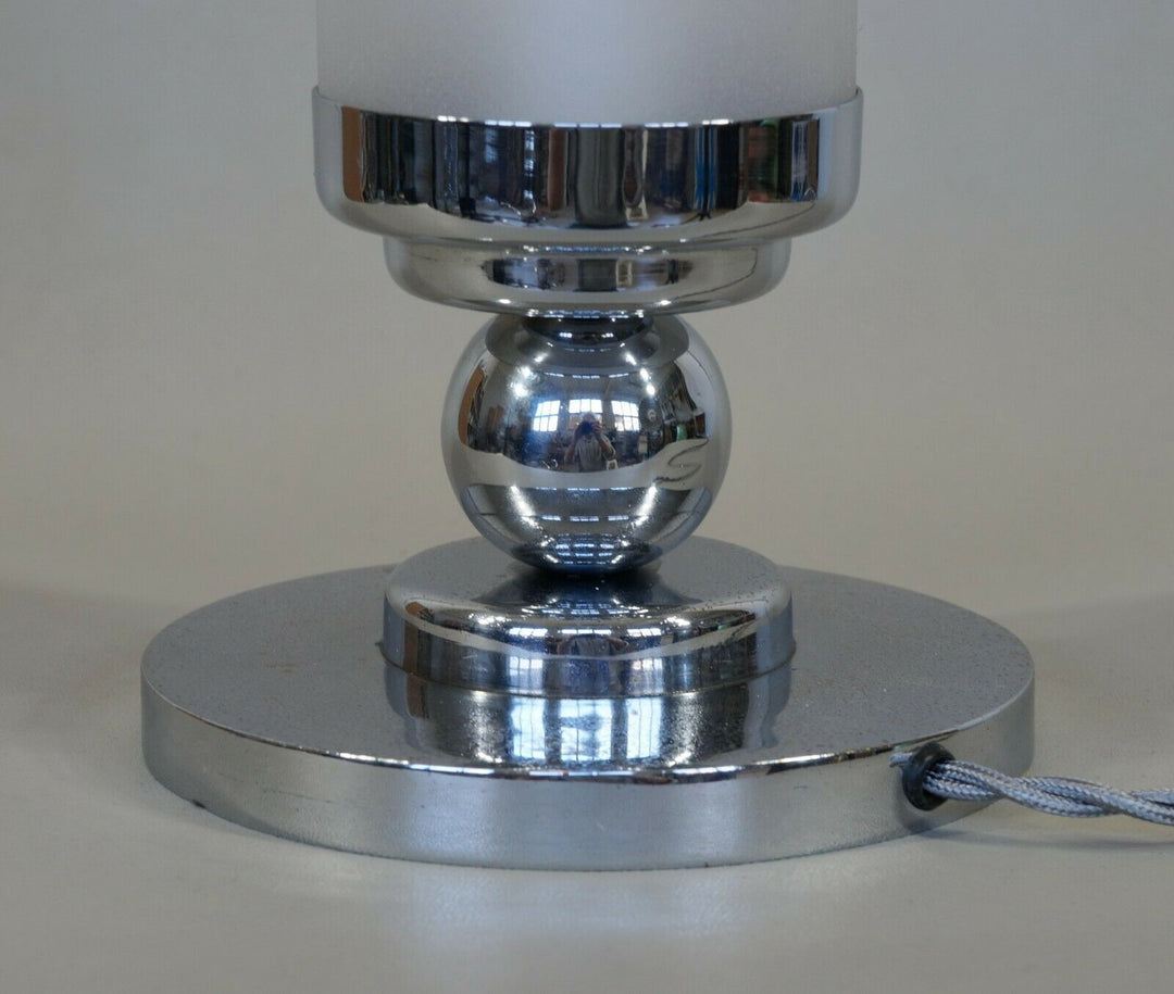 BUIRET-DEBEAURAIN : French 1930 modernist art deco lamp ....... adnet era France