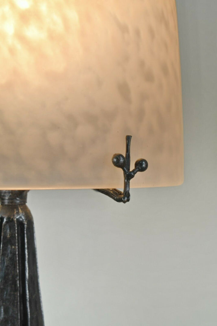 シュナイダー兄弟　アールデコランプ　フランス製　1925年　1930年　錬鉄製