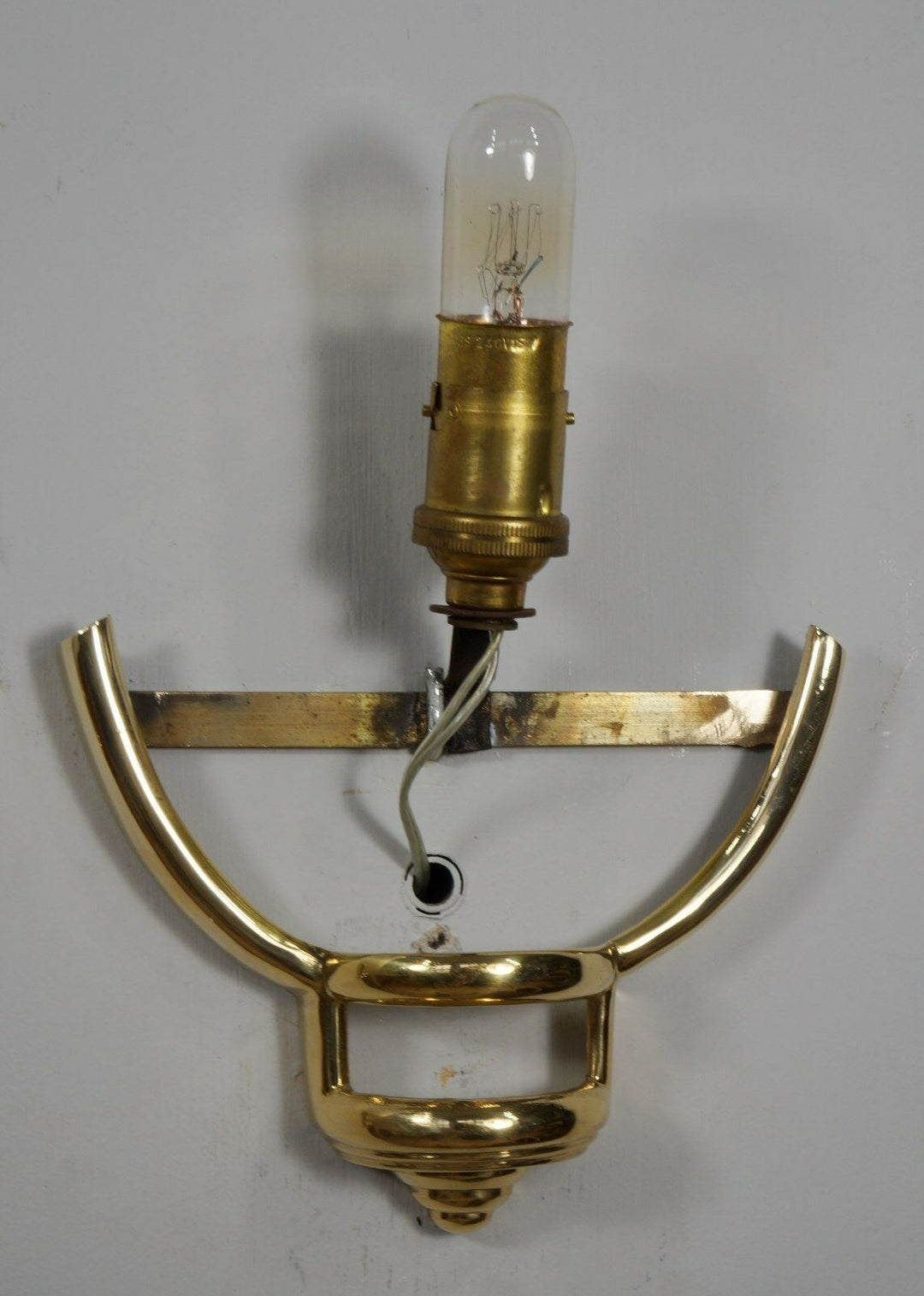 J.Gauthier EZAN : PAIR OF FRENCH ART DECO WALL SCONCES . lamp 1930 muller era