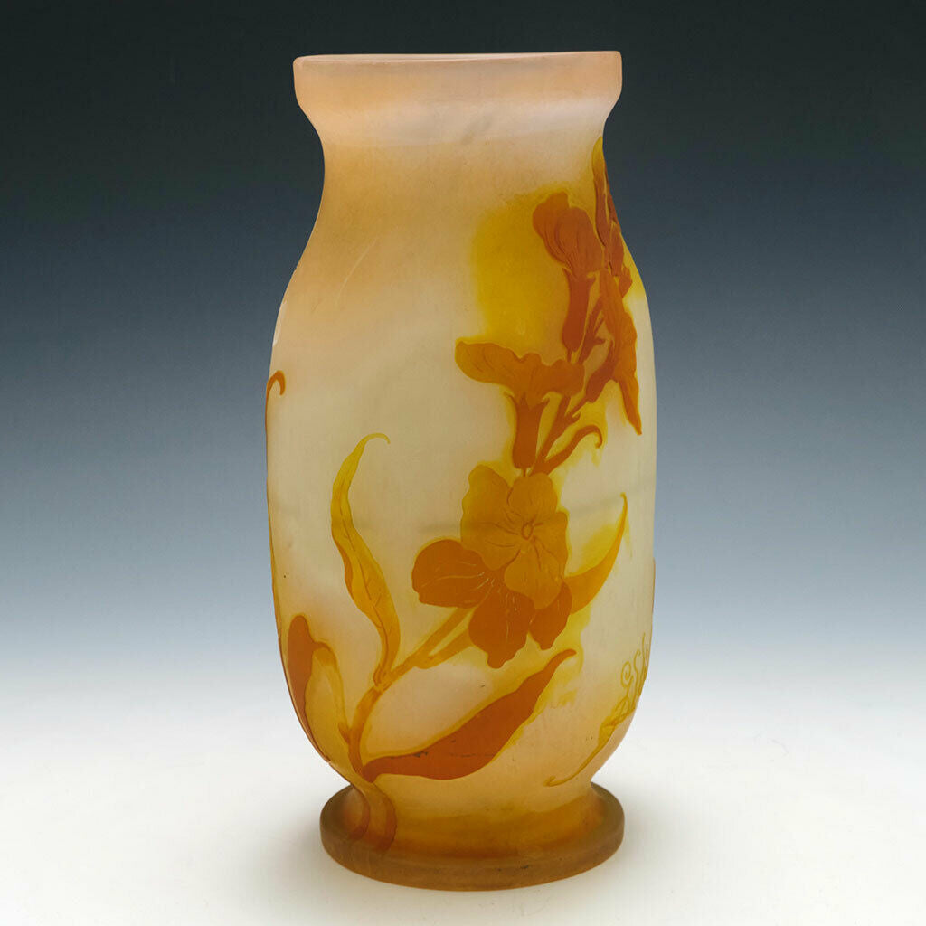 An Emile Galle Cameo Glass Vase c1900