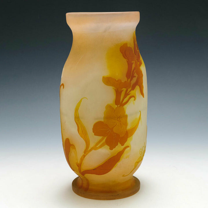 An Emile Galle Cameo Glass Vase c1900
