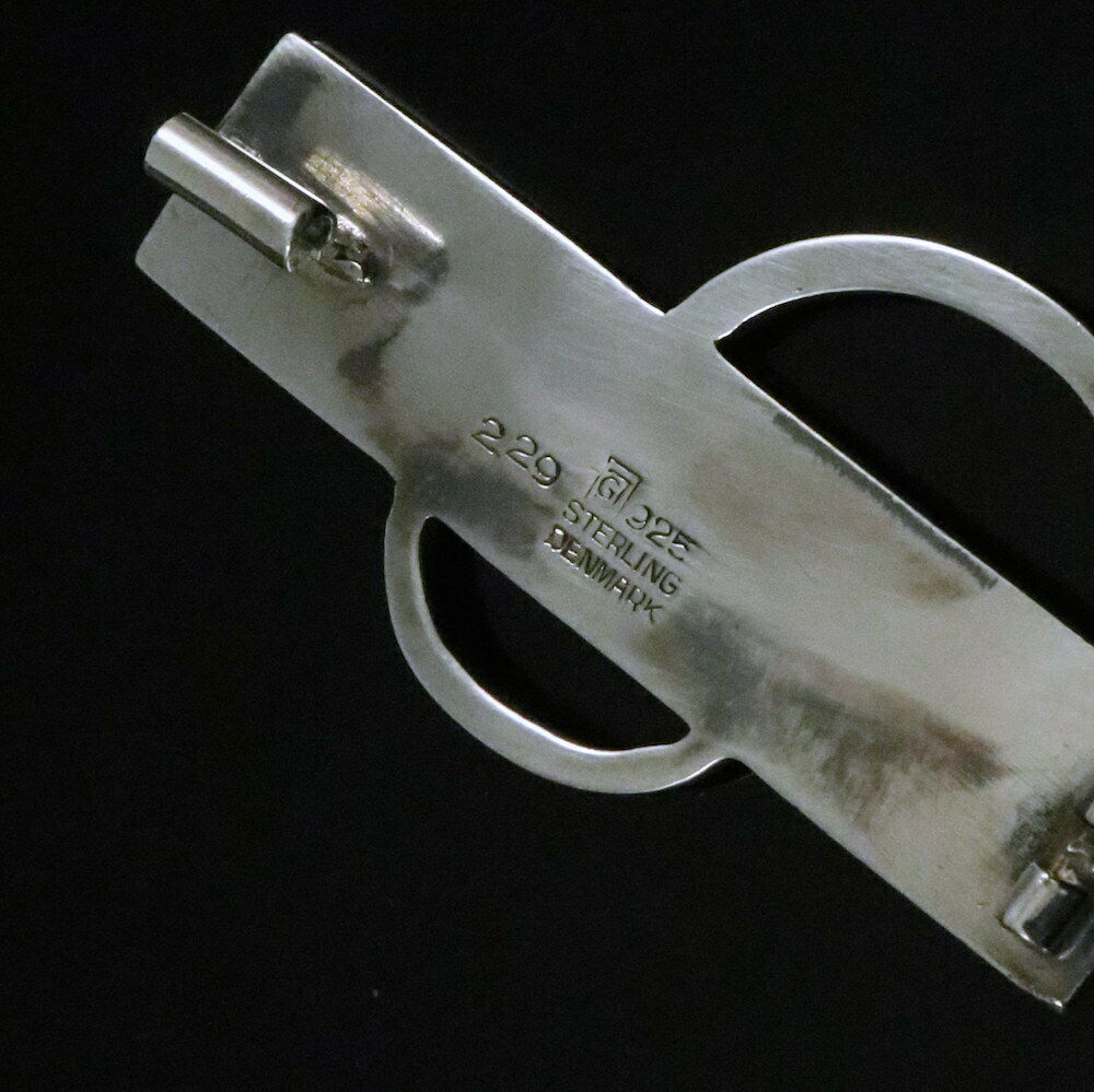 ジョージジェンセン　アールデコ　スターリングシルバー　ブローチ　#229　Oscar Gundlach-Peder