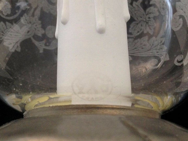 Photophore, Lampe de table en Cristal de Baccarat estampillé