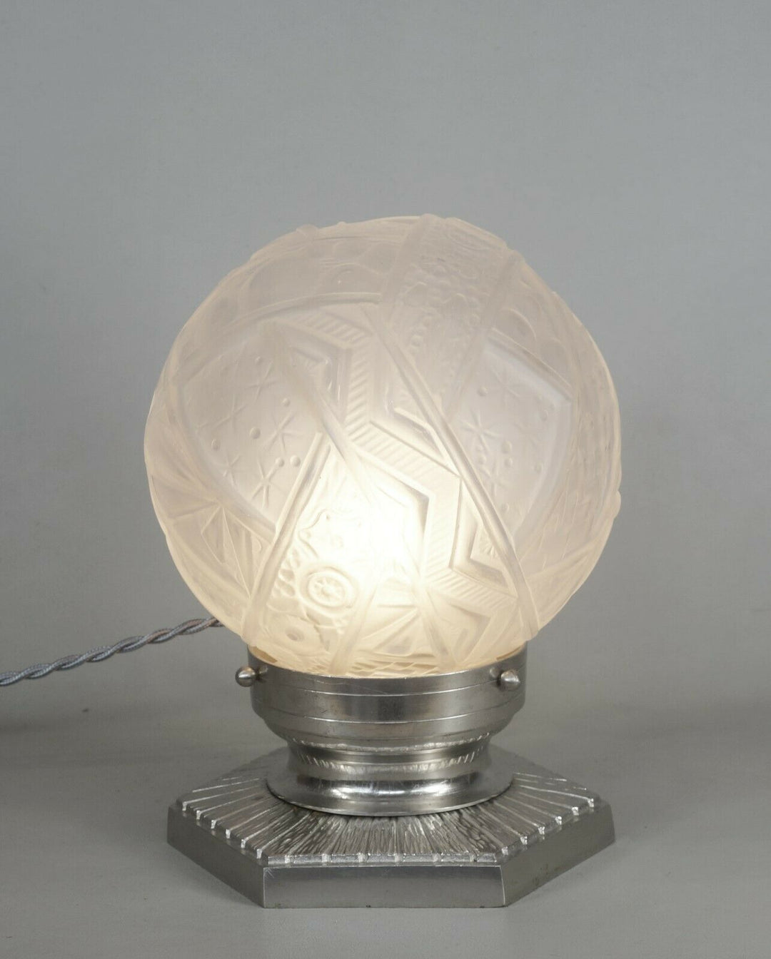PETITOT & MULLER FRERES French Art Deco lamp 1930 1925
