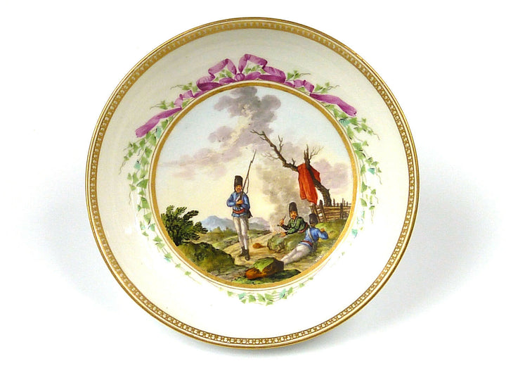 Sammelgedeck - MEISSEN - Bataillen bzw. Schlachten-Szenerien - Marcolini um 1800