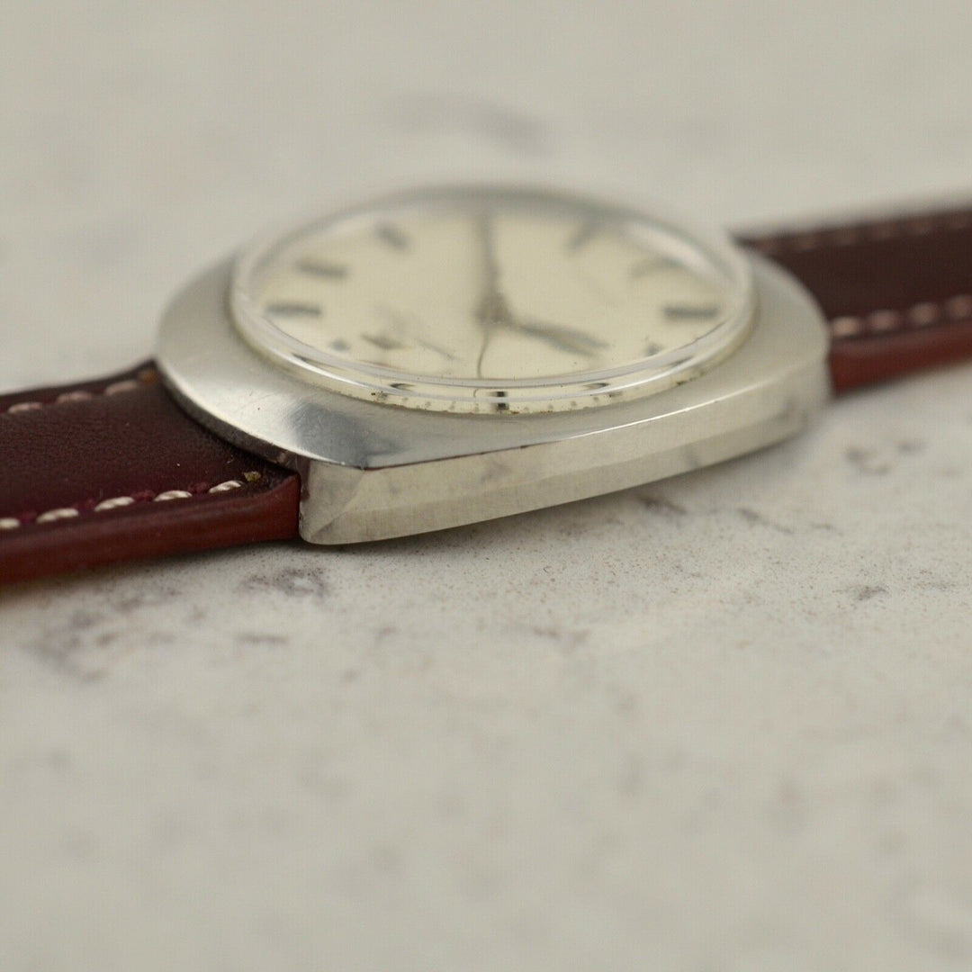 1960年　ヴィンテージ IWCオートマチック　参考番号.R815 リネンダイアル　腕時計 cal.854 スチール製