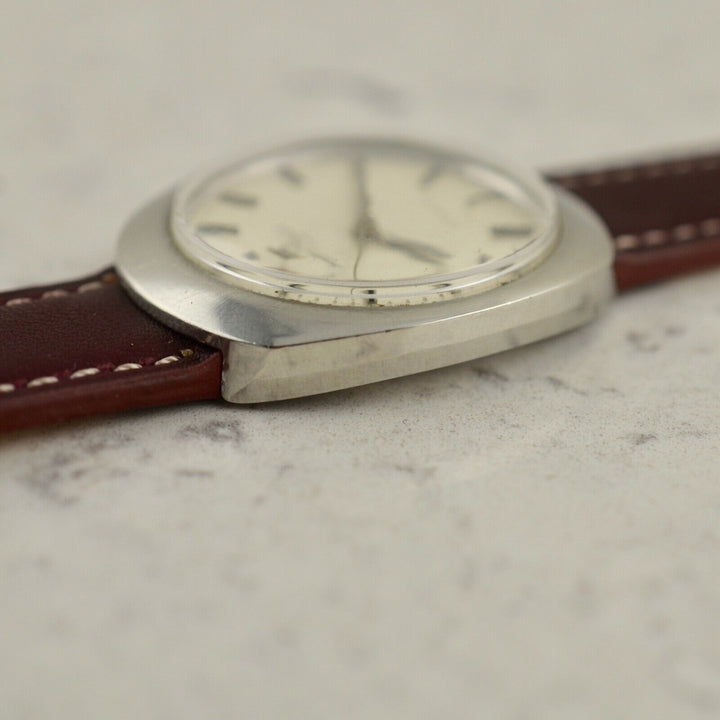 1960年　ヴィンテージ IWCオートマチック　参考番号.R815 リネンダイアル　腕時計 cal.854 スチール製