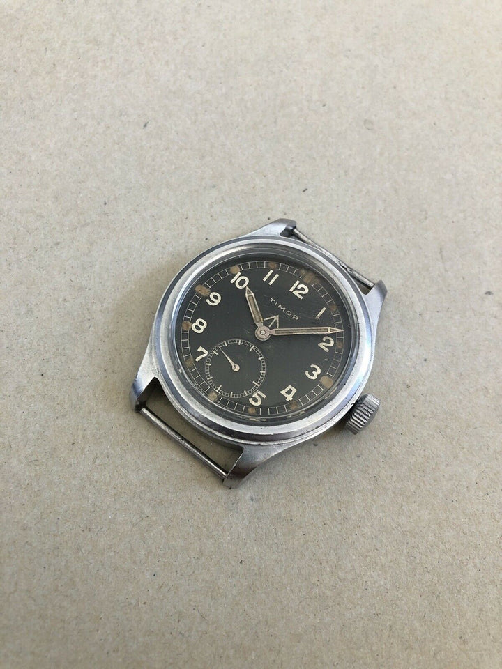 Vintage Timor British Military Watch WWW Dirty Dozen - UNRESTORED condition