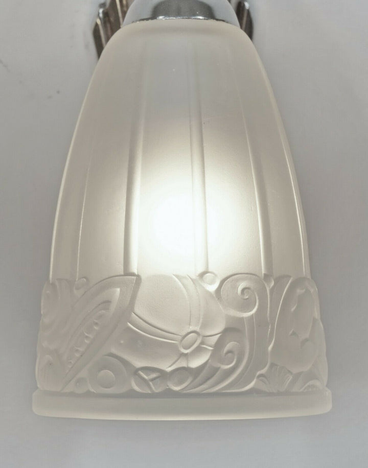 ハノッツ　フランス　1930年 アールデコ調ウォールランプ（ペア）