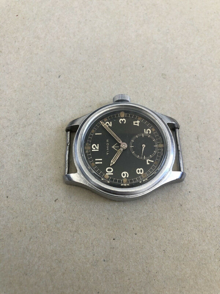 Vintage Timor British Military Watch WWW Dirty Dozen - UNRESTORED condition
