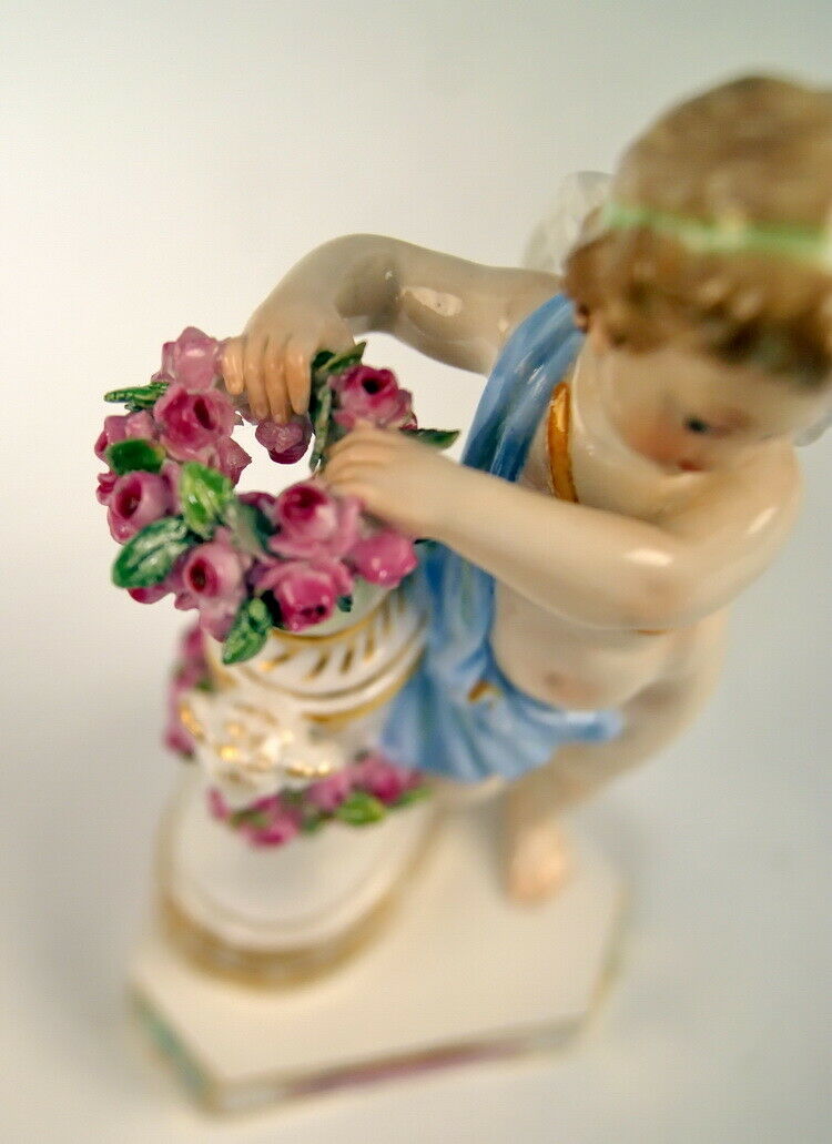 邁森 MEISSEN マイセン FIGUR DEVISENKIND MOTTO CHILD MICHEL V. ACIER MNR: F 3 UM 1860