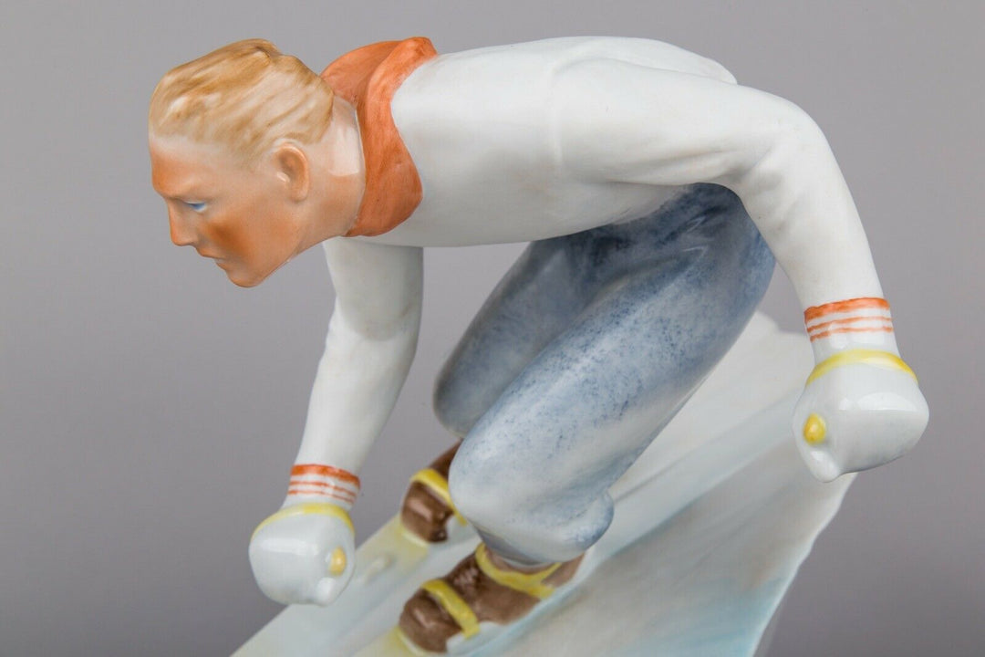 ヘレンド　スキーヤー　フィギュア　1944年