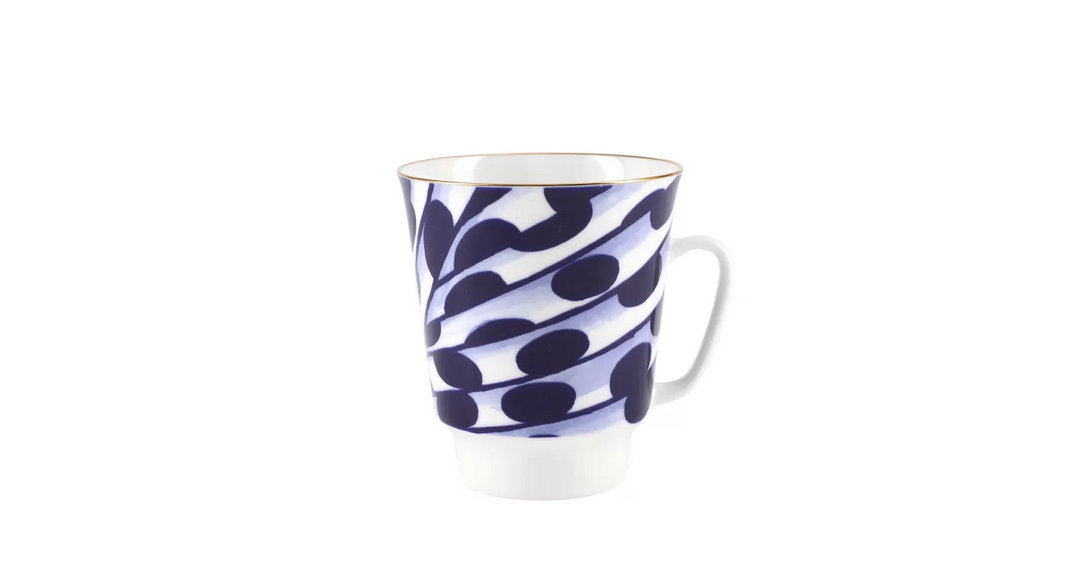MELODY Imperial Porcelain Tea Cup and Saucer Lomonosov Bone China, 165 ml