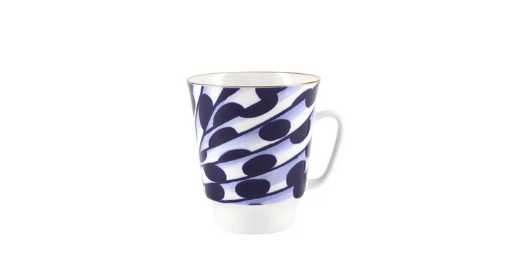 MELODY Imperial Porcelain Tea Cup and Saucer Lomonosov Bone China, 165 ml