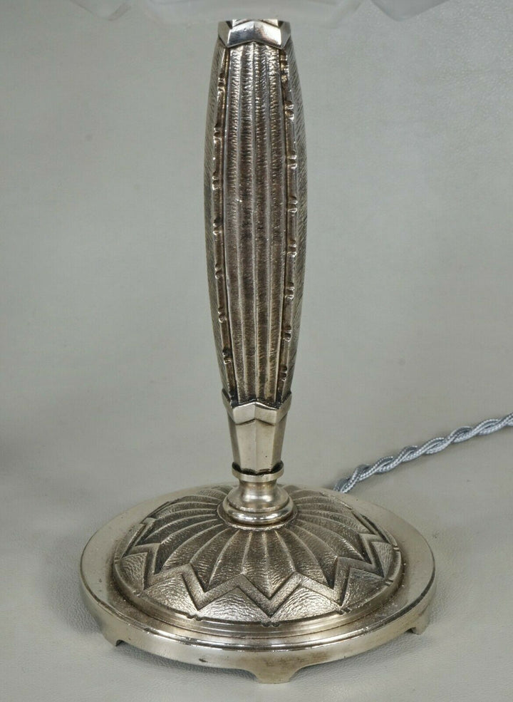 MAYNADIER : pair of FRENCH 1930 ART DECO LAMPS ..... lamp muller daum era france