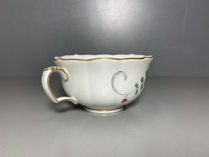 MEISSEN TEE GEDECK 2-TLG TASSE UT GARBENMUSTER KAKIEMON GUTER ZUSTAND 2.WAHL