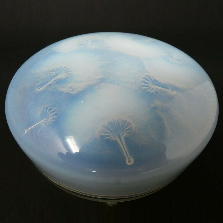 Rene Lalique Glass Opalescent 'Houppes' Box