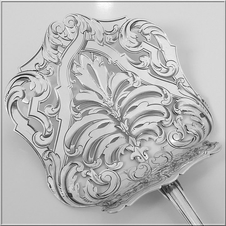 Puiforcat Rare French Sterling Silver Asparagus Pastry Toast Server