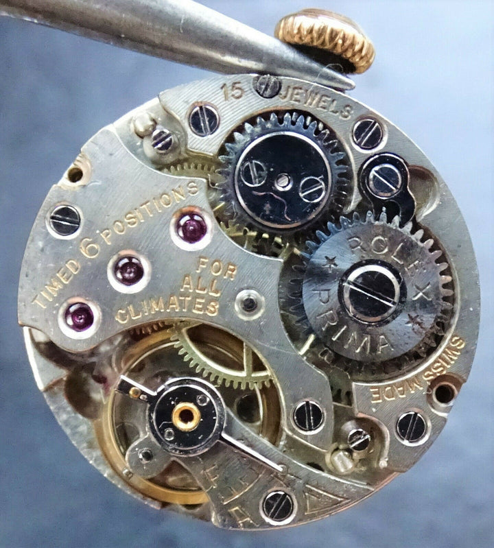 Rolex ♛ Prima Yellow Gold 18K 750 Art Deco Elegant Luxury ledies watch from 1925