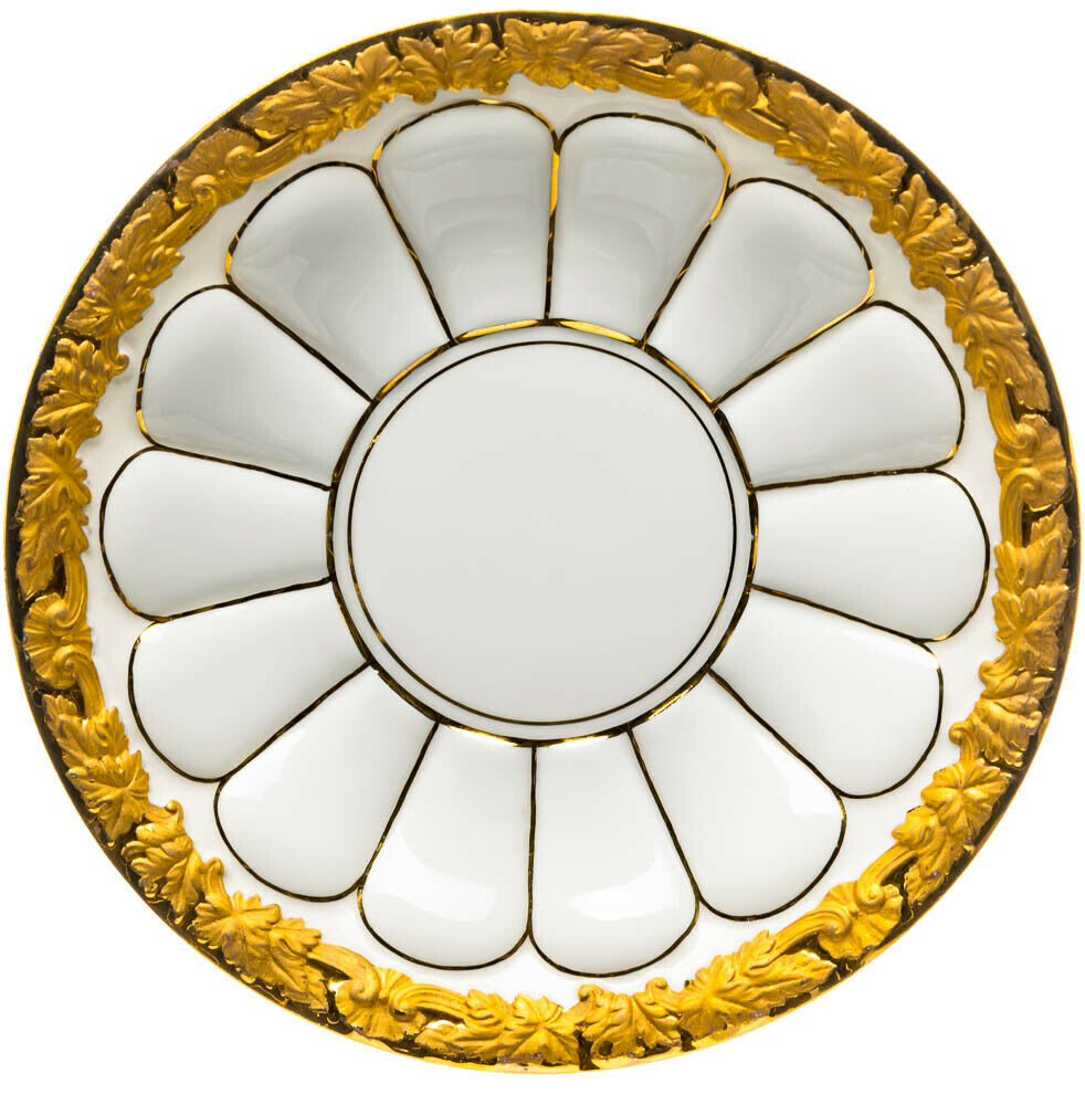 Kaffeegedeck Goldbronze Meissen X-Form Modell 17582 1. Wahl nach 1924