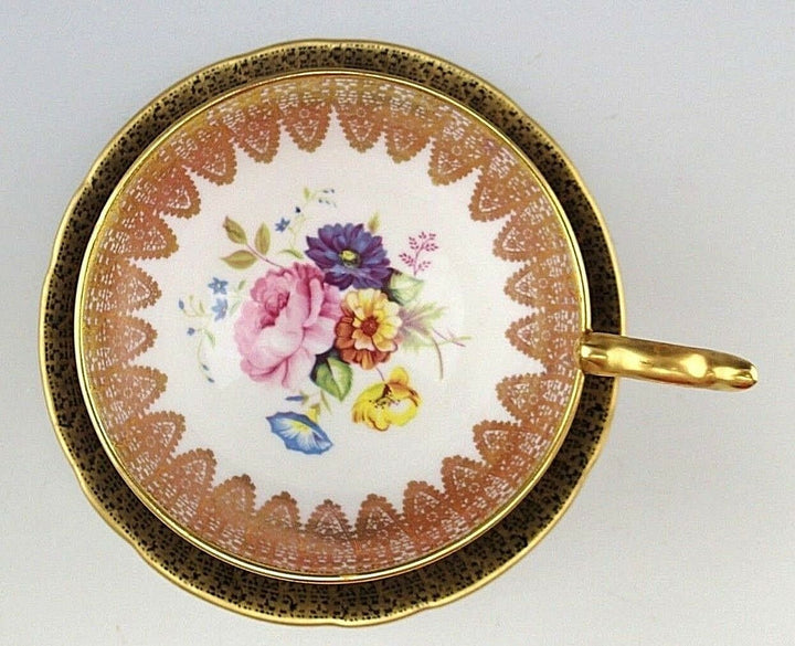 Beautiful Vintage Aynsley John Tea Cup & Saucer Set England