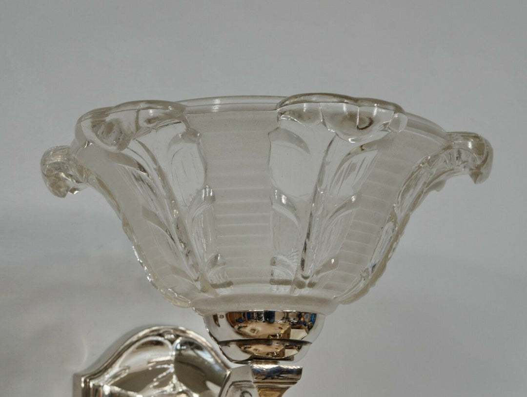 リチャード＆イーザン　1930年フランス アールデコの壁掛けランプ ペア