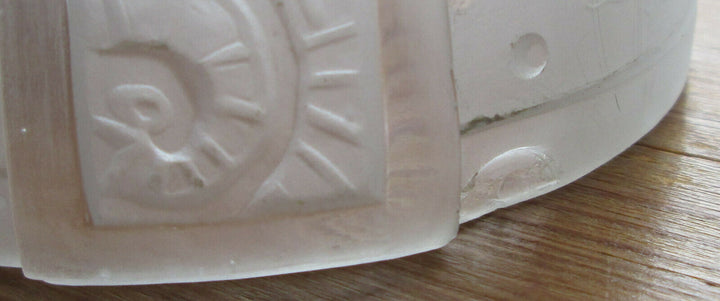 STUNNING FRENCH ART DECO CHANDELIER 1925-PEACOCKS-BY MULLER FRERES LUNEVILLE