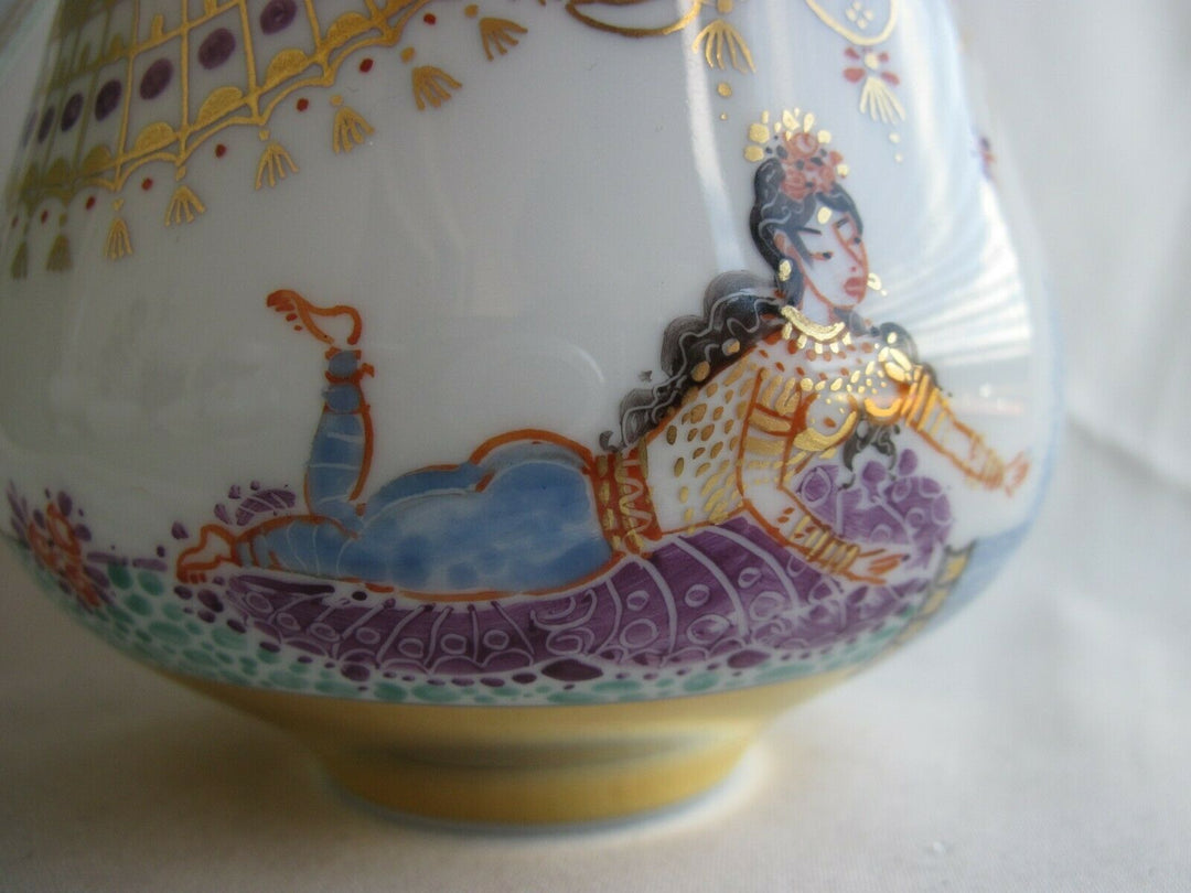 Schöne Meissen Zuckerdose in Dekor 1001 Nacht