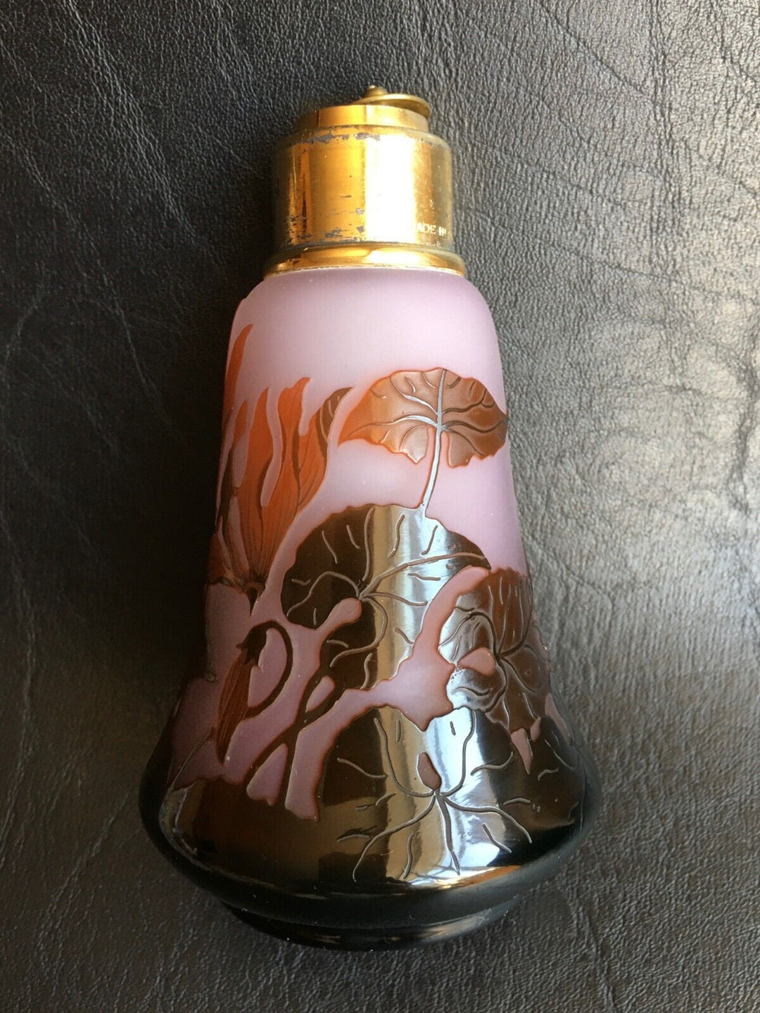 ダルジェンタル（ポール・ニコラ）シクラメンの花の香炉型花瓶　エミールガレ工房で働いていた人物