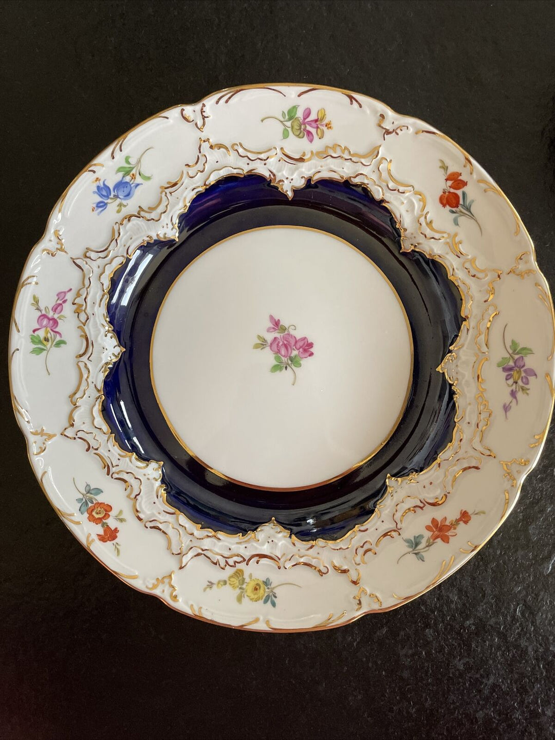 マイセン　モカセット　Bフォーム　2級品