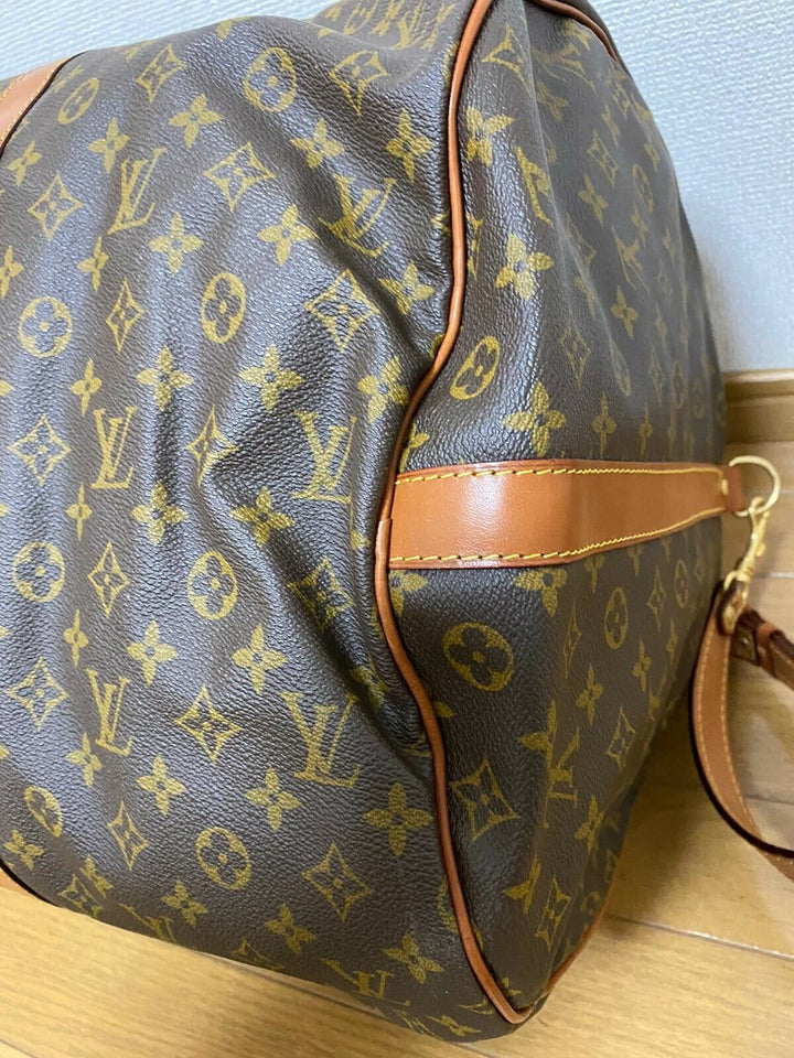 AUTH LOUIS VUITTON MONGRAM Vintage CANVAS SAC POLOCHON DUFFLE BAG