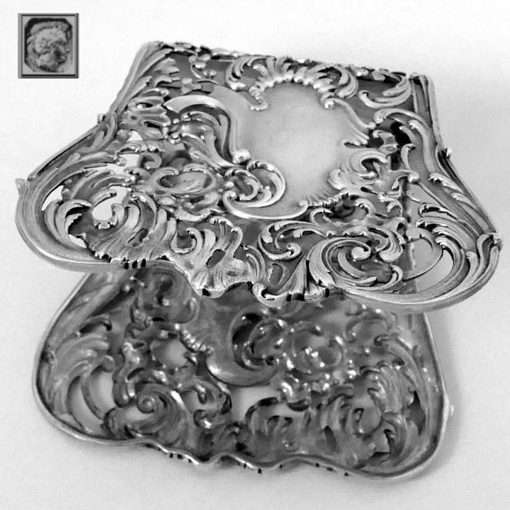 Debain French All Sterling Silver Asparagus Sandwiches Grip Art Nouveau
